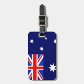 Australische vlag bagagelabel (Voorkant verticaal)