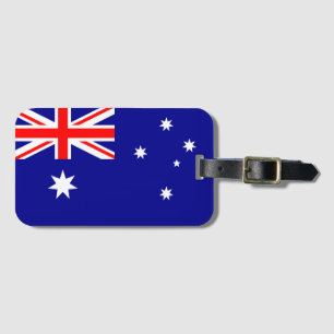 Australische vlag bagagelabel