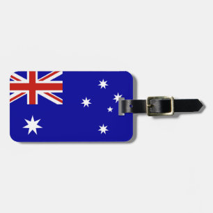 Australische vlag bagagelabel