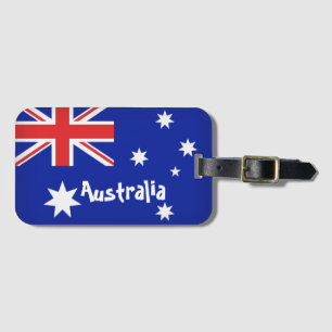 Australische vlag bagagelabel