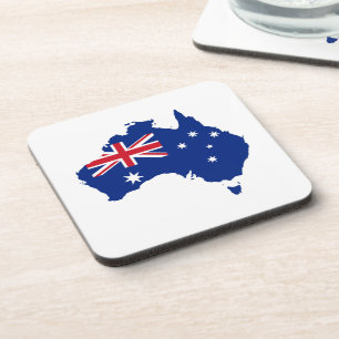 Australische vlag bier onderzetter