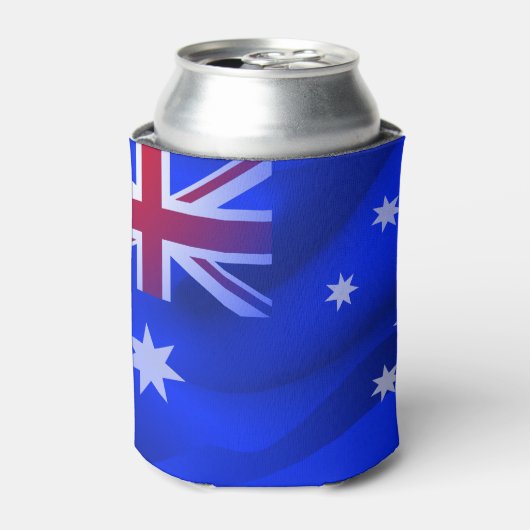 Australische vlag blikjeskoeler (Blikje Voorkant)