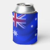 Australische vlag blikjeskoeler (Blikje Achterkant)