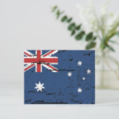  Australische vlag Briefkaart (Staand voorkant)