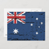  Australische vlag Briefkaart (Voorkant / Achterkant)