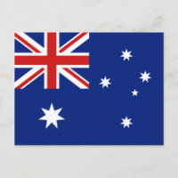 Australische vlag Briefkaart