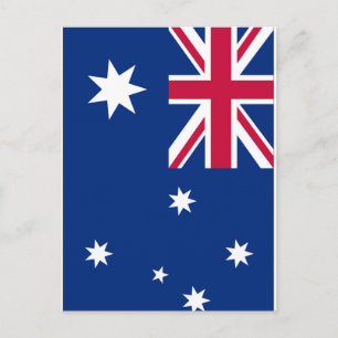 Australische vlag briefkaart