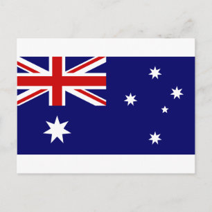 Australische vlag briefkaart
