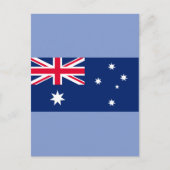 Australische vlag briefkaart (Voorkant)