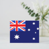 Australische vlag briefkaart (Staand voorkant)