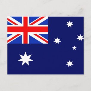 Australische vlag briefkaart