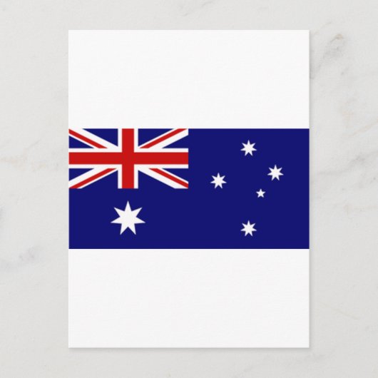 Australische vlag briefkaart (Voorkant)