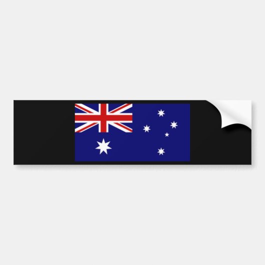 Australische vlag bumpersticker (Voorkant)