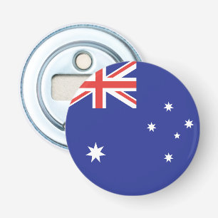 Australische vlag button flesopener