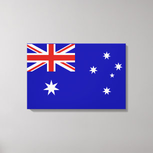 Australische vlag canvas afdruk