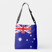 Australische vlag crossbody tas (Achterkant)