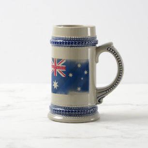 Australische vlag Fadeout Bierpul