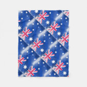 Australische vlag Fadeout Fleece Deken (Voorkant)