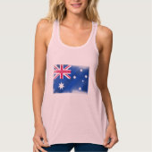 Australische vlag Fadeout Tanktop (Voorkant)