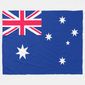 Australische vlag fleece deken (Voorkant (Horizontaal))