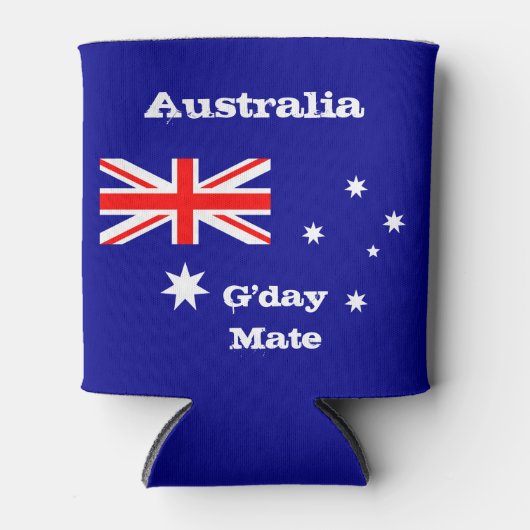 Australische vlag & G-day Mate cooler / Australië (Voorkant)