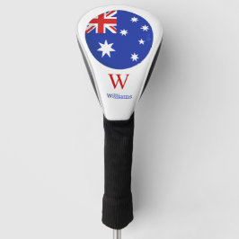 Australische vlag Gepersonaliseerd Golfheadcover