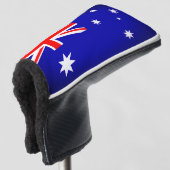 Australische vlag Golf Head-Hoesje Golfheadcover (3/4 voorkant)