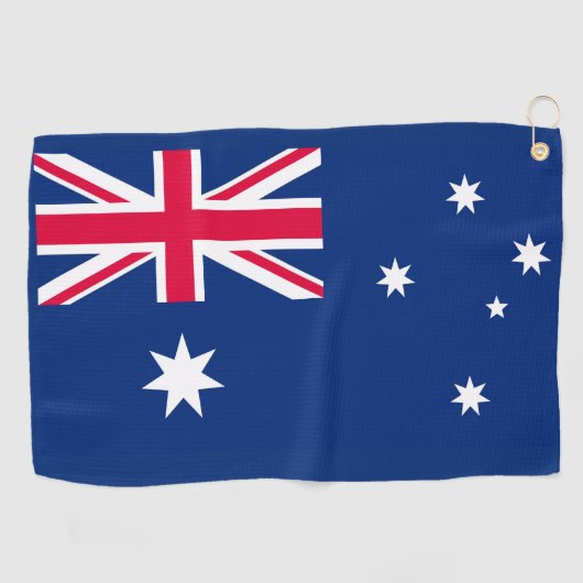 Australische vlag golfhanddoek (Horizontaal)