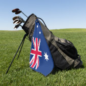 Australische vlag golfhanddoek (Groen)
