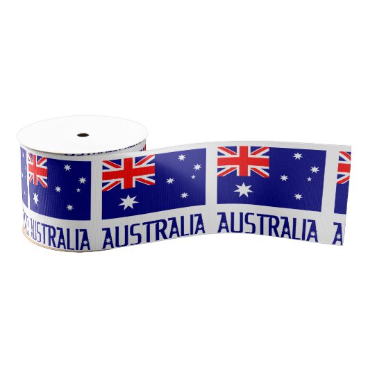 Australische vlag grosgrain lint (Spoel)