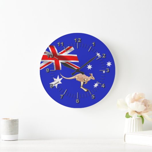 Australische vlag grote klok (Huis)