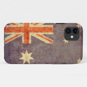 Australische vlag - Grunge Case-Mate iPhone Case (Achterkant (horizontaal))