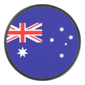 Australische vlag hockey puck (Voorkant)