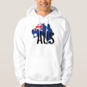 Australische vlag Hoodie (Voorkant)