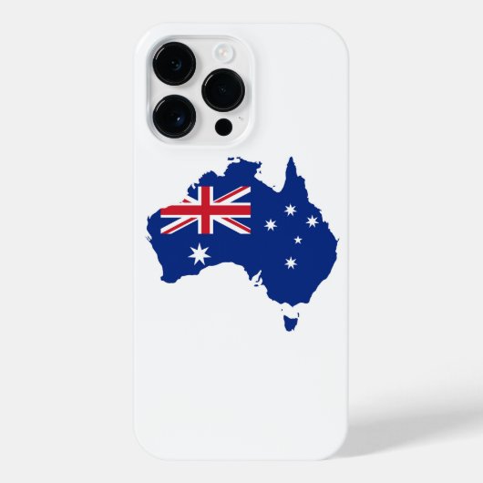 Australische vlag iPhone hoesje (Achterkant)