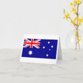 Australische vlag kaart (Gele Bloem)