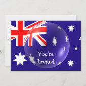 Australische vlag kaart (Voorkant)