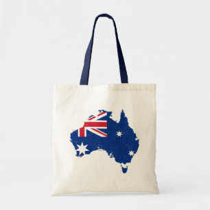 Australische vlag Kaartzakken Tote Bag