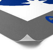 Australische Vlag - Keukenrand Poster (Hoek)