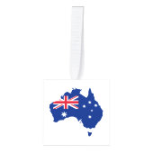 Australische vlag kubus ornament (Voorkant)