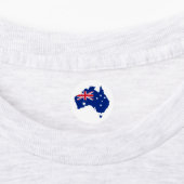 Australische vlag labels (Aangebracht)