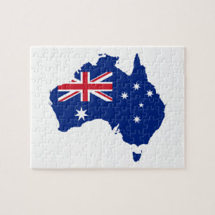 Australische vlag legpuzzel
