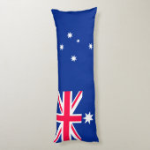 Australische vlag lichaamskussen (Achterkant (Verticaal))