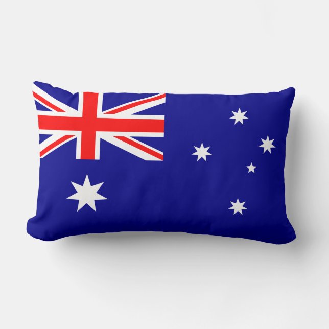 Australische vlag Lumbar Pillow Kussen (Voorkant)