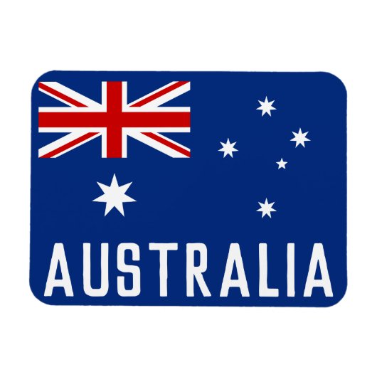 Australische vlag magneet (Horizontaal)