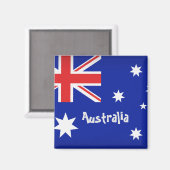 Australische vlag magneet (Voorkant / Achterkant)