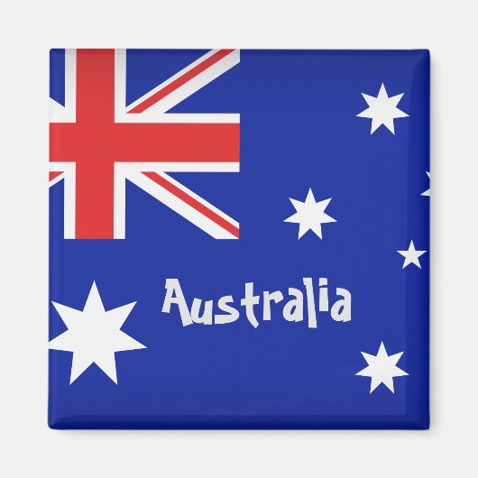 Australische vlag magneet (Voorkant)