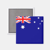 Australische vlag magneet (Voorkant / Achterkant)