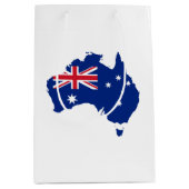 Australische vlag medium cadeauzakje (Voorkant)