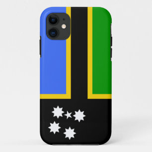 Australische vlag op South Zee Islander iPhone 11 Hoesje